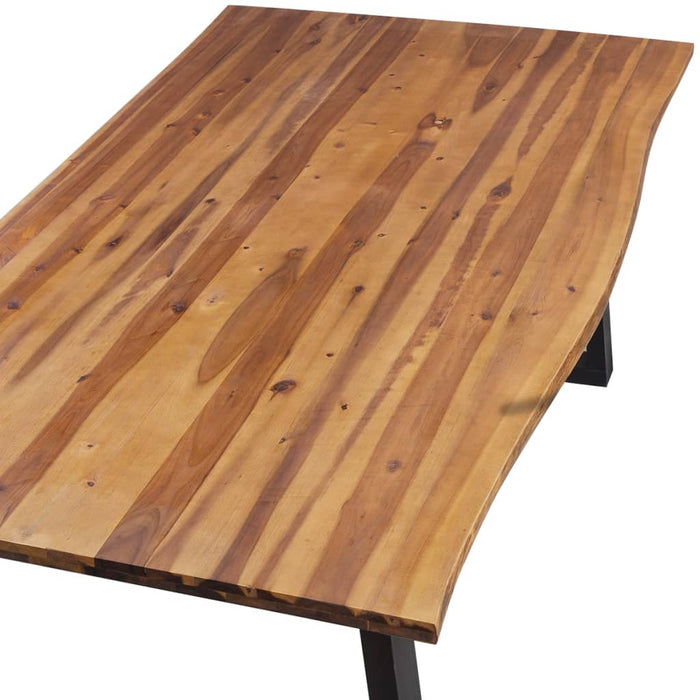 Dining table solid acacia wood 200 x 90 cm