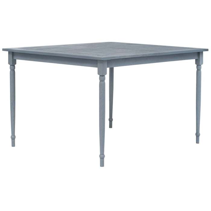 4-tlg. Garten-Lounge-Set Massivholz Akazie Grau und Weiß