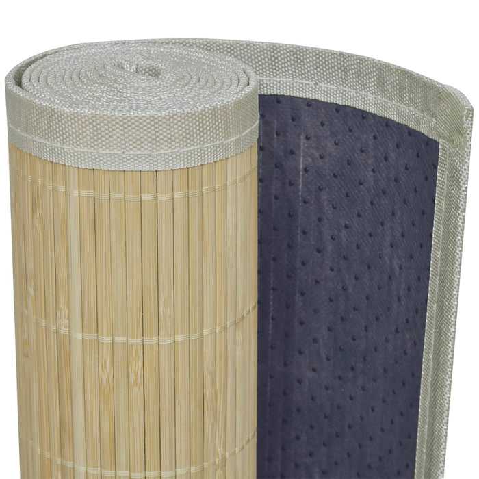 Teppich Bambus 160x230 cm Natur