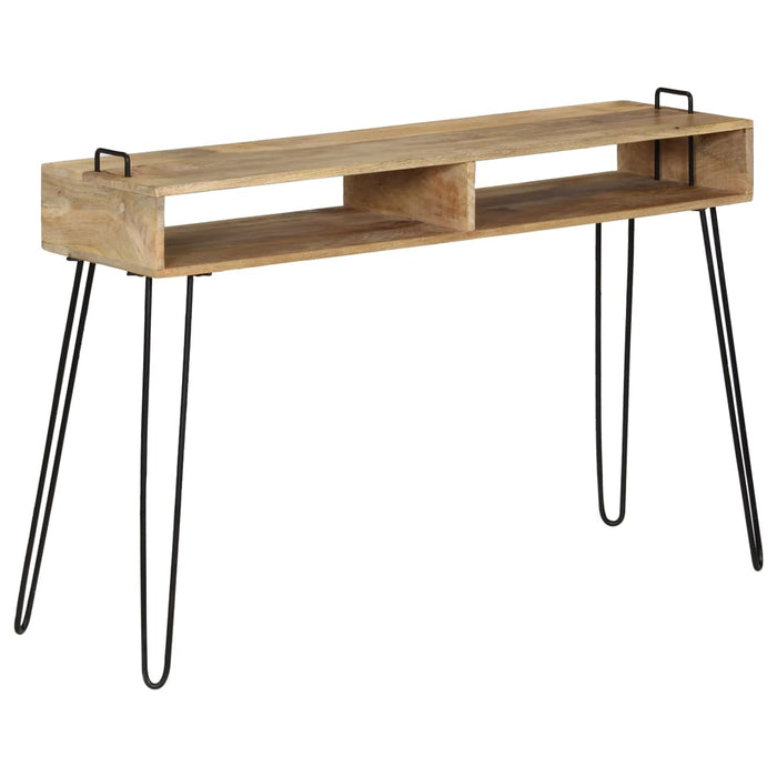 Console table solid mango wood 115 x 35 x 76 cm