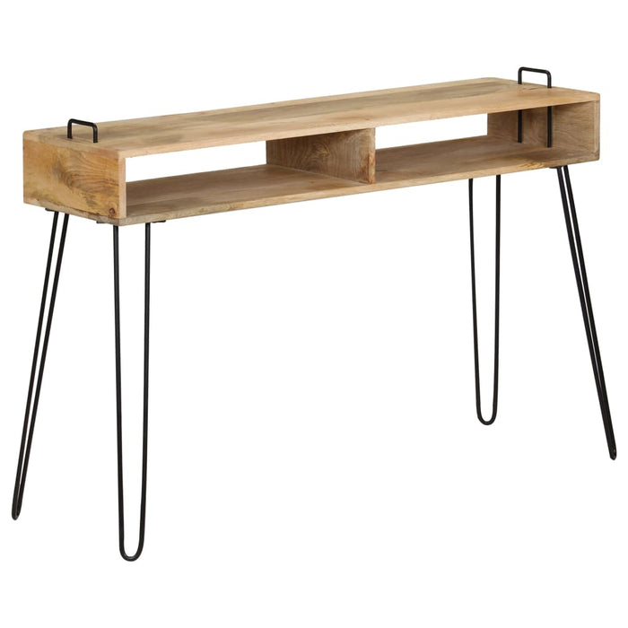Console table solid mango wood 115 x 35 x 76 cm