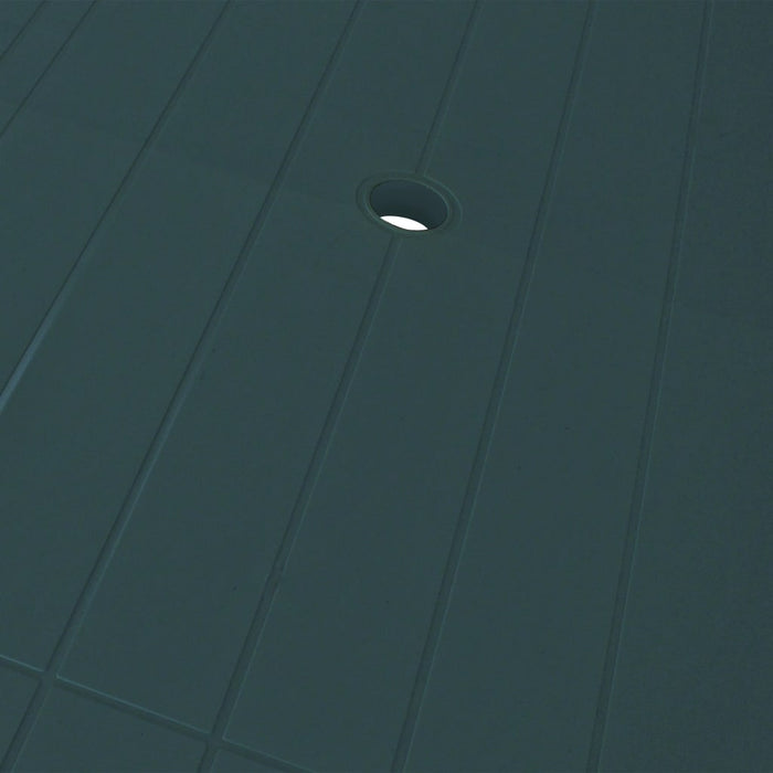 5-tlg. Garten-Essgruppe Kunststoff Grün