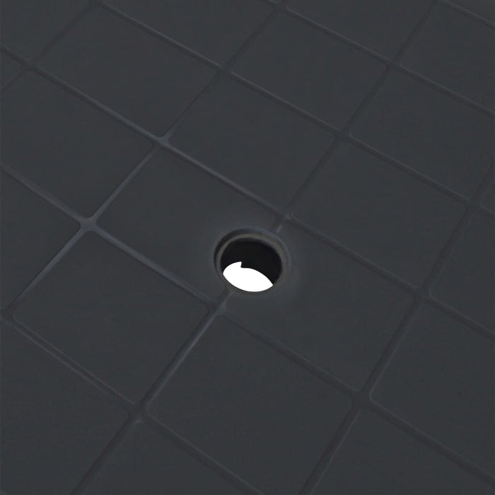 3-tlg. Bistro-Set Kunststoff Anthrazit