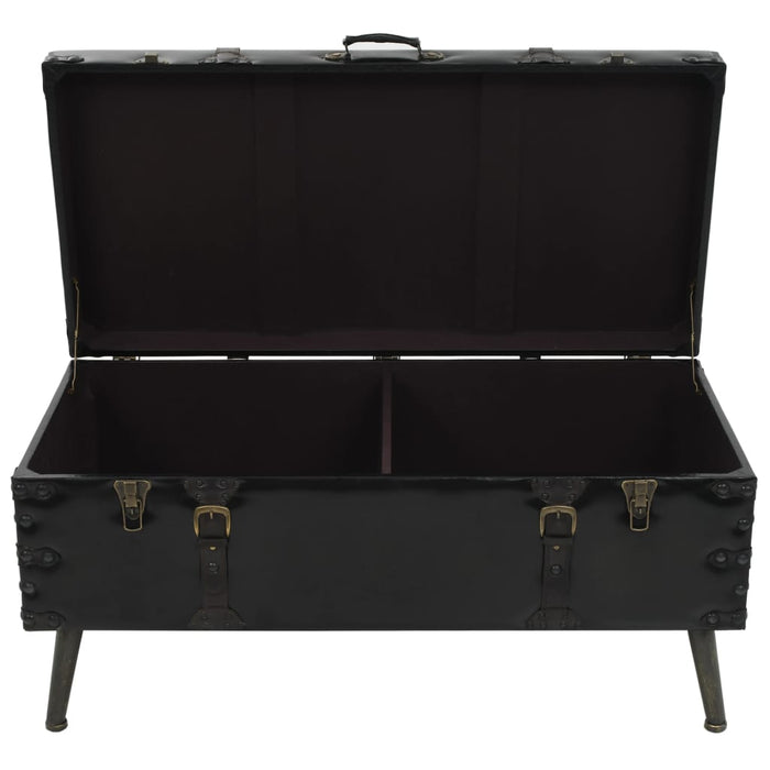 Couchtisch MDF und Stahl 102 x 51 x 48 cm