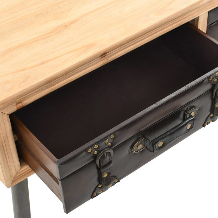 Coffee table solid fir wood 115 × 55 × 50 cm