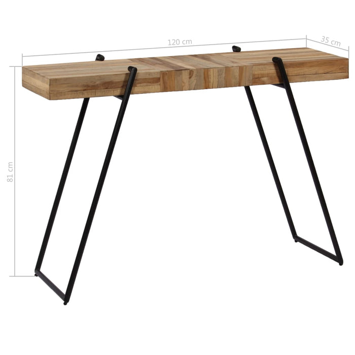 Console table Recycled teak 120 x 35 x 81 cm