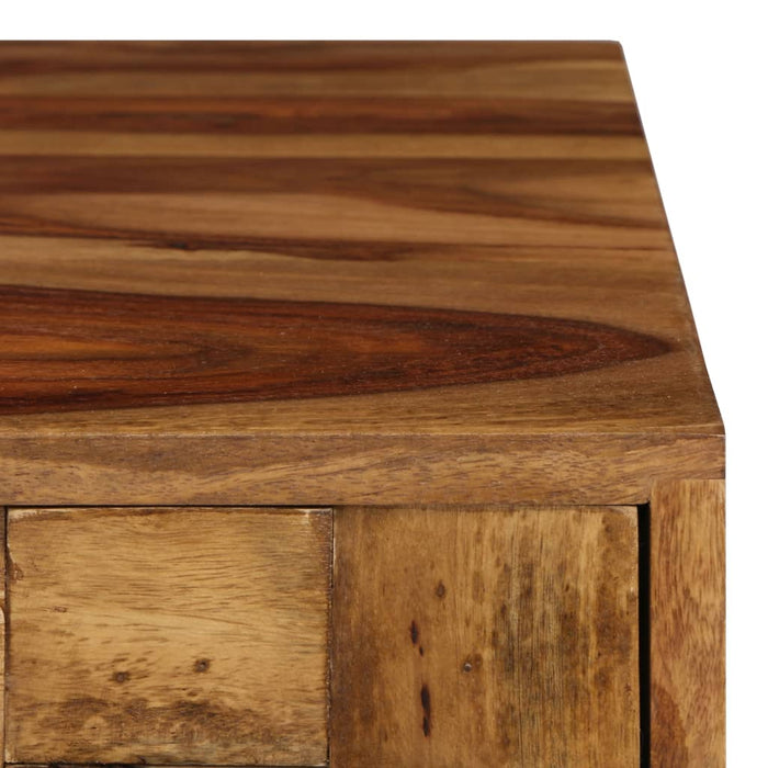 Coffee table solid wood with honey finish 110x50x37 cm