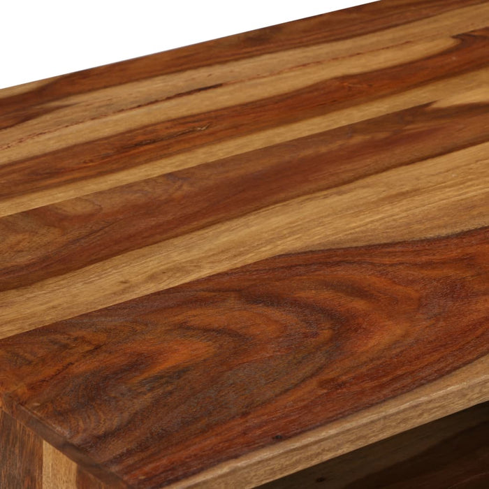 Couchtisch Massivholz mit Honig-Finish 110x50x37 cm