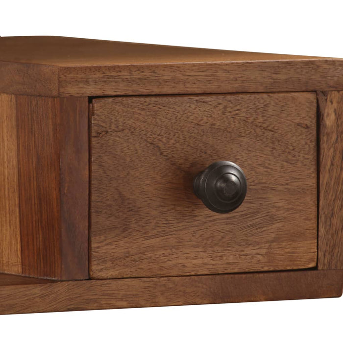 Kosmetikspiegel mit 2 Schubladen Massivholz