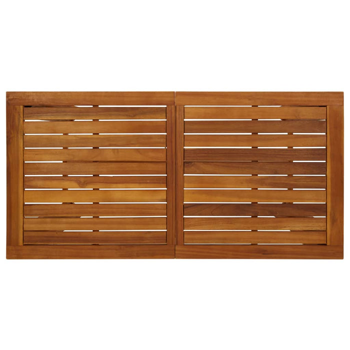 Bartisch Akazienholz Massiv 120 x 60 x 105 cm