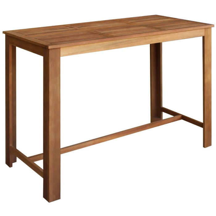 Bar table solid acacia wood 150 x 70 x 105 cm