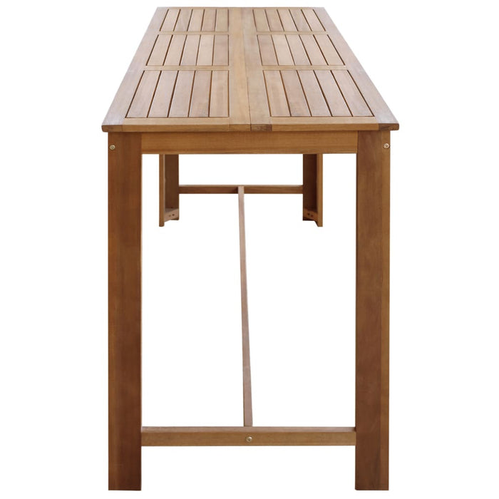 Bar table solid acacia wood 150 x 70 x 105 cm