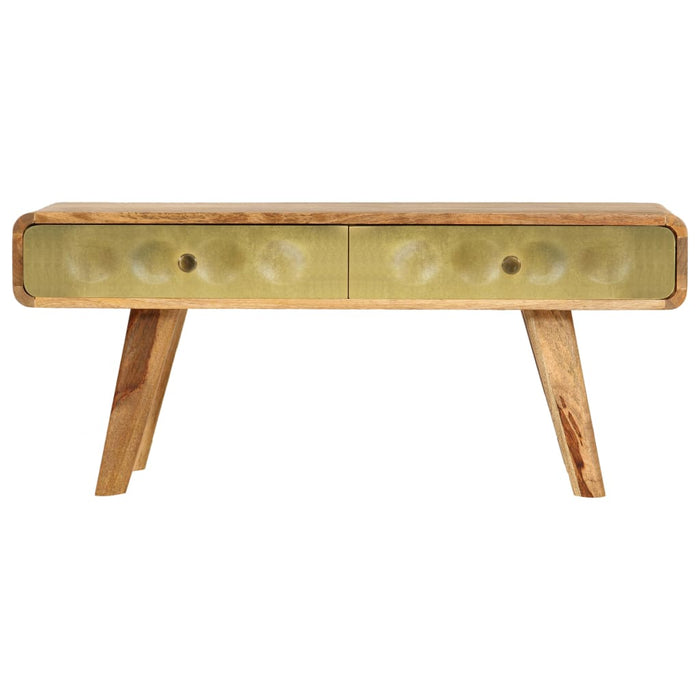 Couchtisch Mangoholz Massiv 90 x 50 x 40 cm