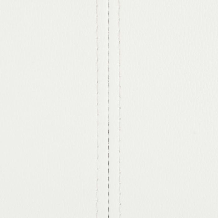 Freischwinger 4 Stk. Weiß Kunstleder