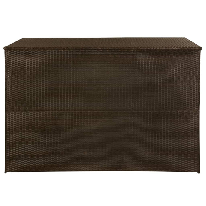 Gartenbox Braun 150x100x100 cm Poly Rattan