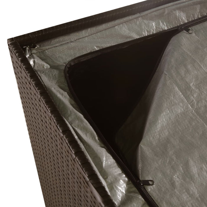 Gartenbox Braun 150x100x100 cm Poly Rattan