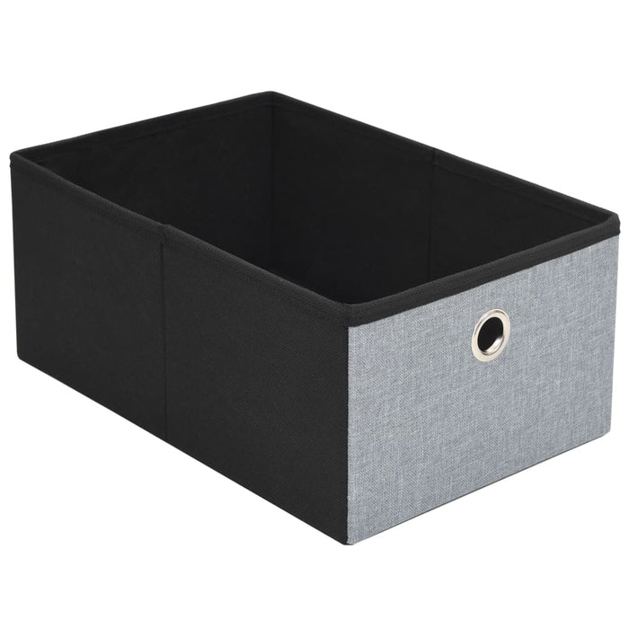 Foldable bench linen look 76×38×38 cm light gray