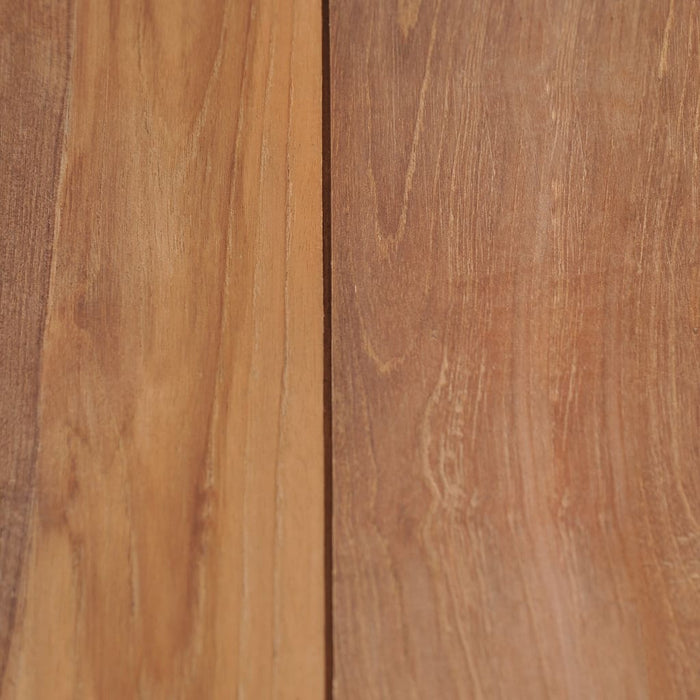 Esstisch Massivholz Teak Natürliches Finish 180x90x76 cm