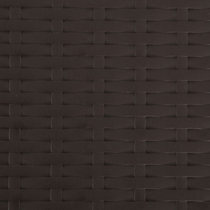 Klappbare Gartenstühle 2 Stk. HDPE und Stahl Braun