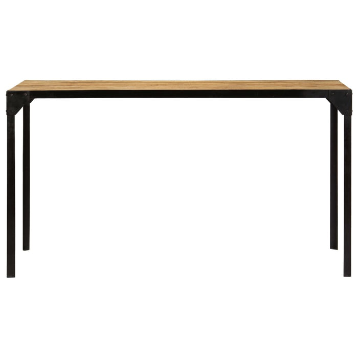 Dining table 140 x 80 x 76 cm solid mango wood