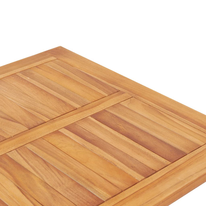 3-tlg. Bar-Set Teak Massivholz