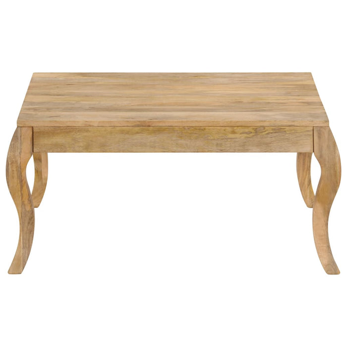 Coffee table 80 x 80 x 40 cm solid mango wood