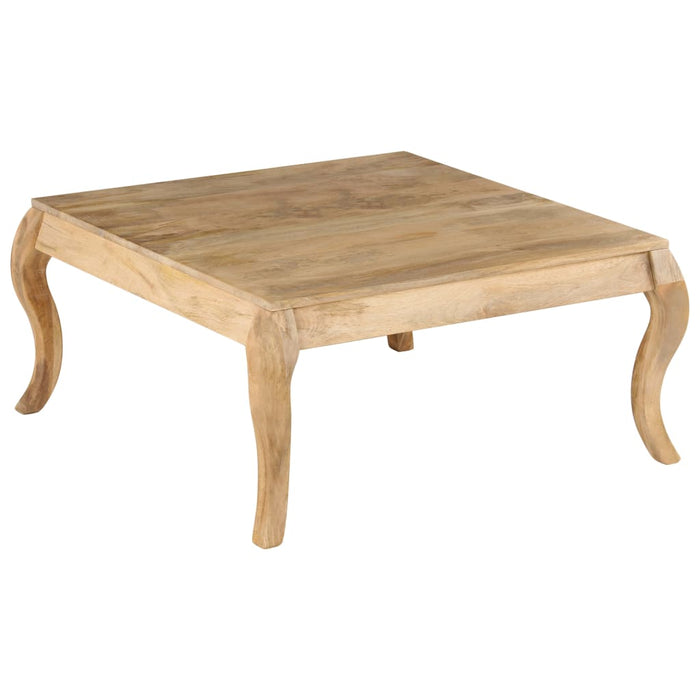 Coffee table 80 x 80 x 40 cm solid mango wood