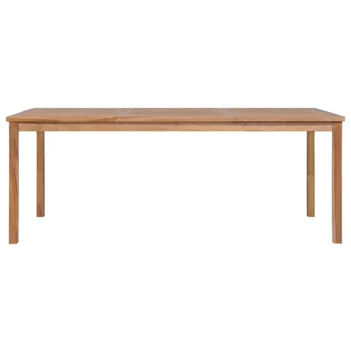 Garden table 200x100x77 cm solid teak wood