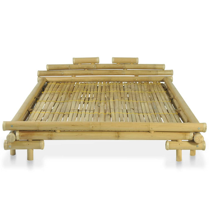 Bamboo bed frame 140×200 cm