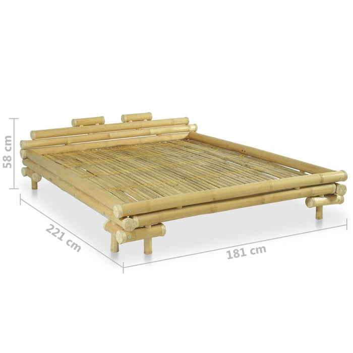 Bamboo bed 160x200 cm