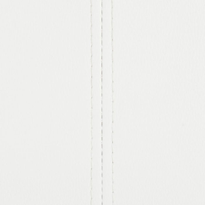 Freischwinger 6 Stk. Weiß Kunstleder