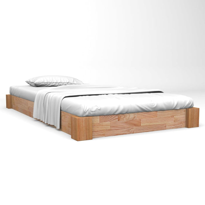 Solid oak wood bed 160x200 cm