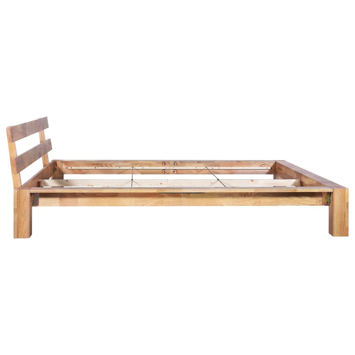 Solid oak wood bed 160x200 cm