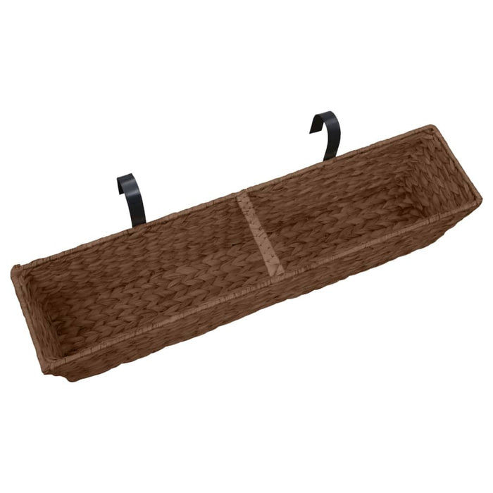 Pflanzkübel 2 Stk. Wasserhyazinthe Braun