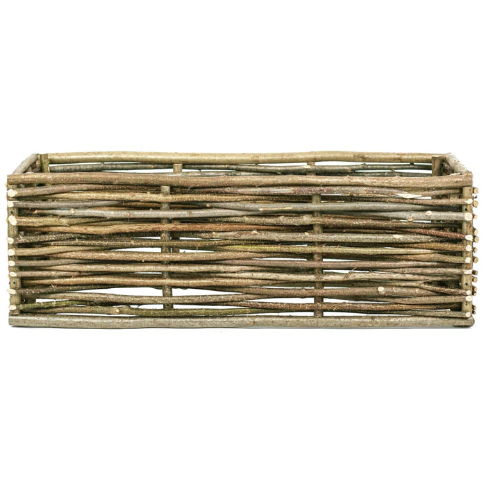 Garten-Hochbeet 120×40×40 cm Haselnussholz