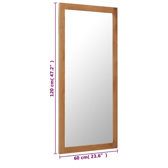 Spiegel 60x120 cm Eiche Massivholz