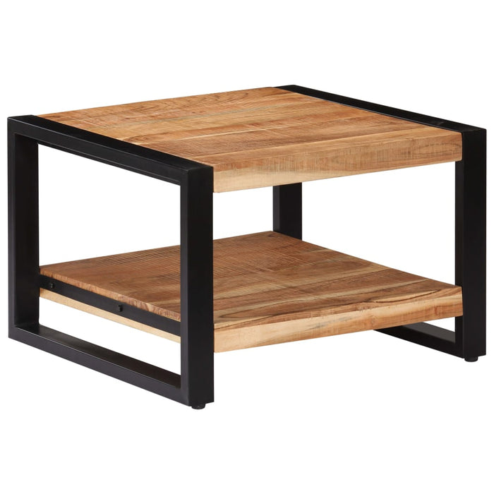 Coffee table 60 x 60 x 40 cm solid acacia wood