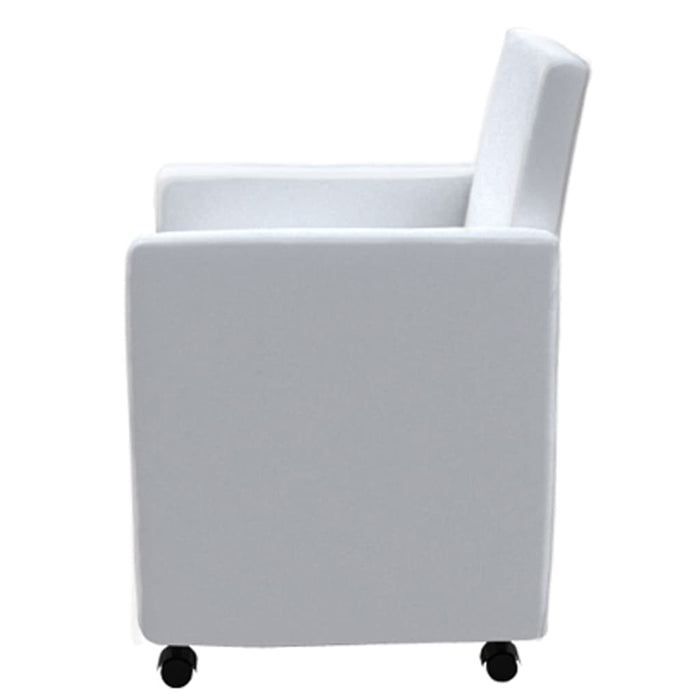 vidaXL Dining Chairs 4 pcs. White Faux Leather