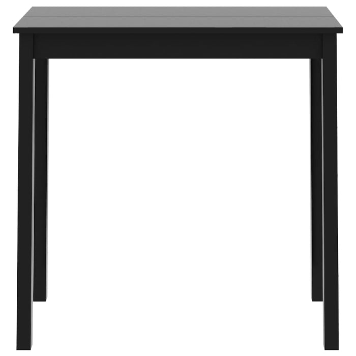 Bar table MDF black 115×55×107 cm