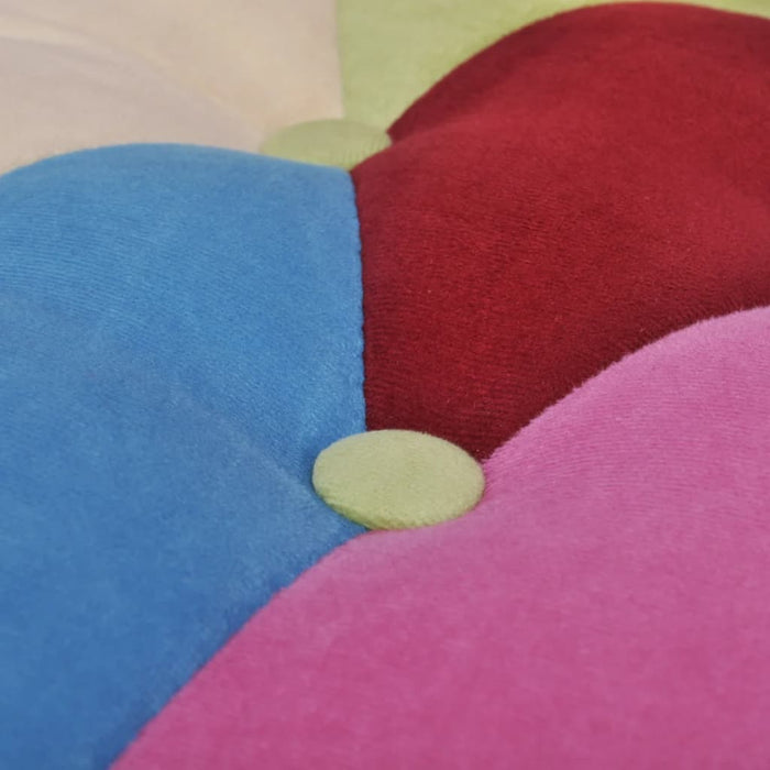 Französischer Sessel mit Patchwork-Design Stoff