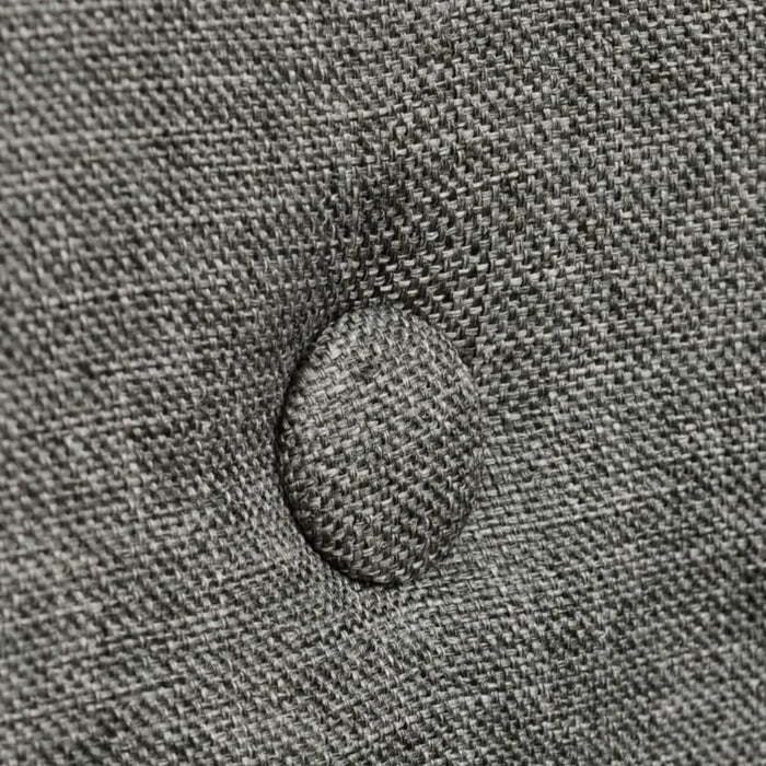 Esszimmerstühle 2 Stk. Hellgrau Stoff und Massivholz Eiche