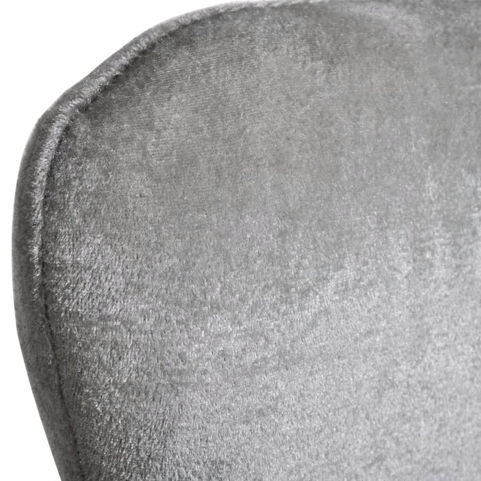 Sessel in Ei-Form Silbern