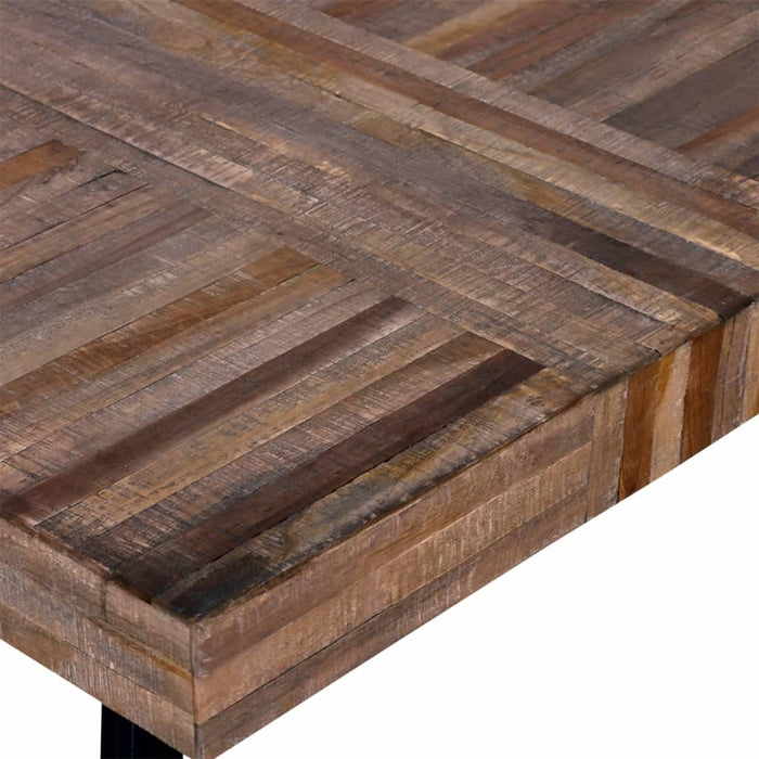 Coffee Table Square Recycled Wood Teak