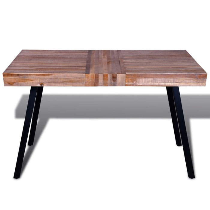 Table reclaimed teak wood