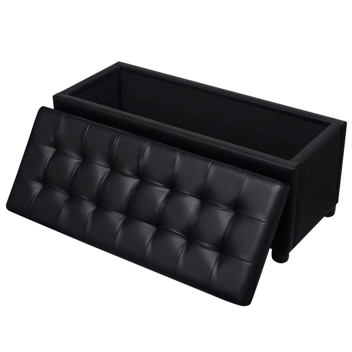 Seat chest padded faux leather black