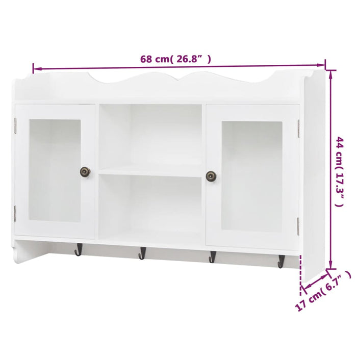 weißer schrank aufbewahrung MDF Wandschrank Schrank Regal Bücher/DVD/Gläser Aufbewahrung weiß