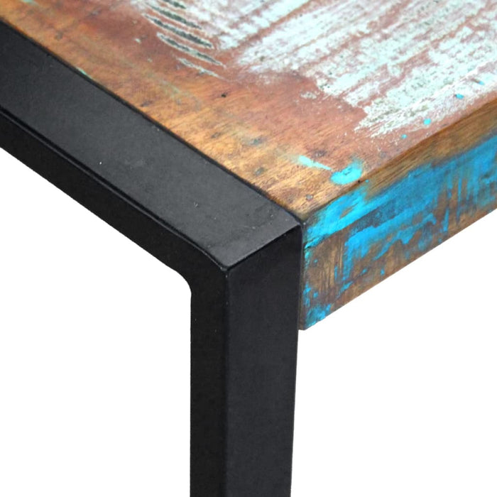 Coffee table reclaimed wood 80x80x40 cm