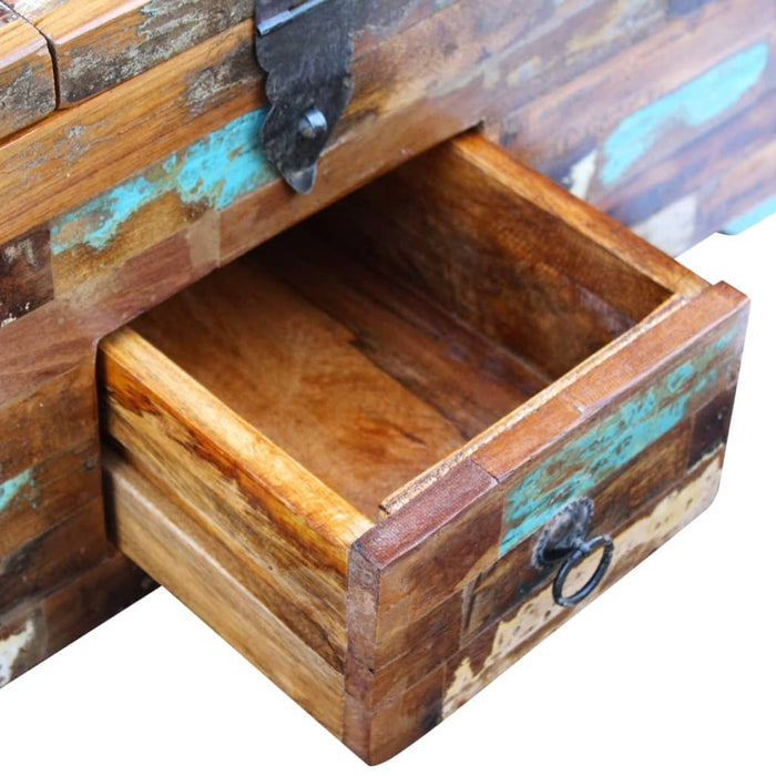Couchtisch Truhe Altholz 80x40x35 cm