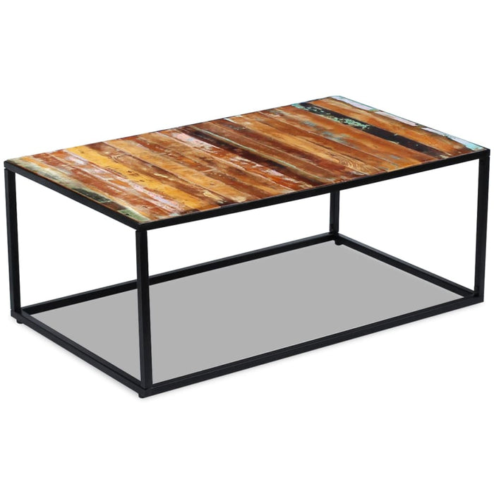 Coffee table reclaimed wood 100x60x40 cm