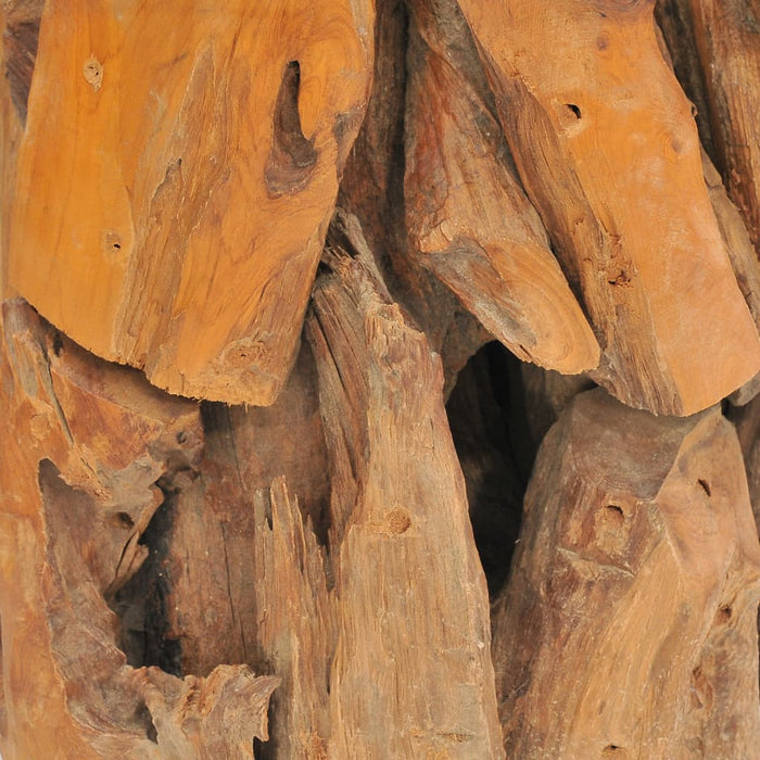 Couchtisch Massivholz Teak Treibholz 60 cm